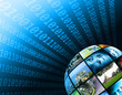 Television and internet production technology concept Television and internet production technology concept
