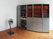 Illustration: Ventilator mit Aktenschrank Ventilator mit Aktenschrank