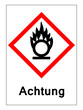 Gefahrenschild - Brandfördernd