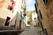Street of the ancient town of Kotor (UNESCO World Heritage Site)