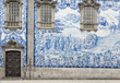 Tile work in Porto, Portugal