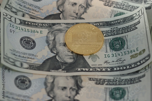 Photo: Gold gegen den Dollar Gold gegen den Dollar