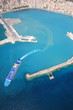 Aerial view on the island of Zakynthos