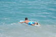surfer en préparation