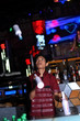bartender doing attraction
