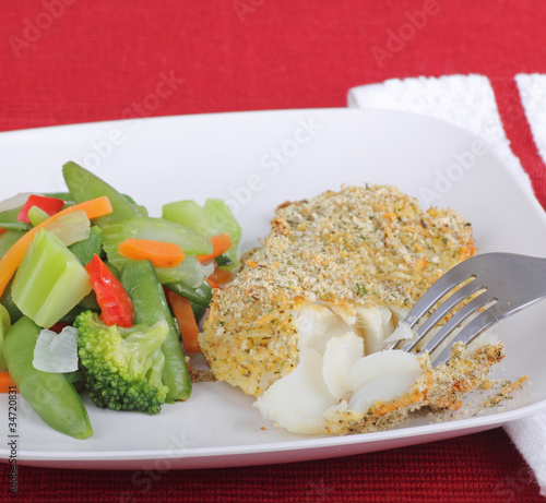 Photo: Fish Fillet Dinner Fish Fillet Dinner