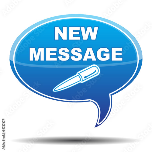 "NEW MESSAGE ICON" Stock image and royalty-free vector files on Fotolia