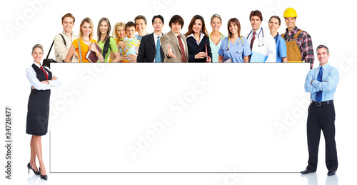 Photo: Business people. Business people.