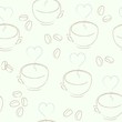 Seamless cup pattern