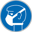 Gebotszeichen Mundschutz tragen benutzen Schild Symbol