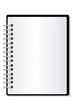 Vector Black Notebook Vector Black Notebook