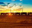 Freight train passing by Freight train passing by