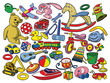 Vector toys collection Vector toys collection
