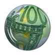 Glasmurmel 100 Euro