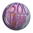 Glasmurmel 500 Euro