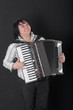 girl playing an accordion girl playing an accordion