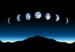 Vector Moon Phases