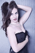 sensual fashion woman