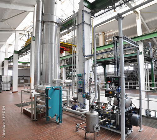 Photo: Chemical industrie // Chemiebetrieb innen Chemical industrie // Chemiebetrieb innen