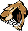 Cougar Mascot Head Graphic Cougar Mascot Head Graphic
