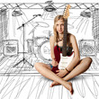 girl with the guitar