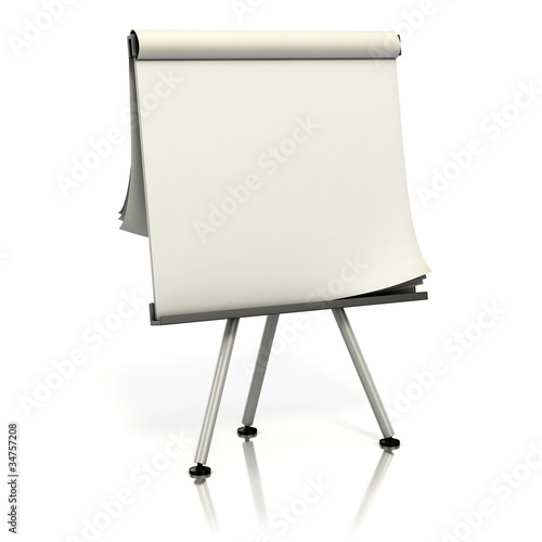 Illustration: blank presentation board blank presentation board