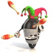 robot jester - entertainer
