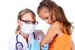 Foto: Doctor doing vaccine injection to child Doctor doing vaccine injection to child