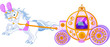 Fairytale  pink carriage