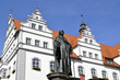 Wittenberg Melanchton Denkmal vor dem Rathaus Wittenberg Melanchton Denkmal vor dem Rathaus