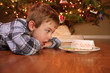 Boy wakes up to find someone ate the cookies