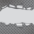 Vector: Torn metal texture. Torn metal texture.