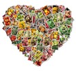 Fruit and vegetable heart