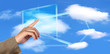 cloud computing technology concept