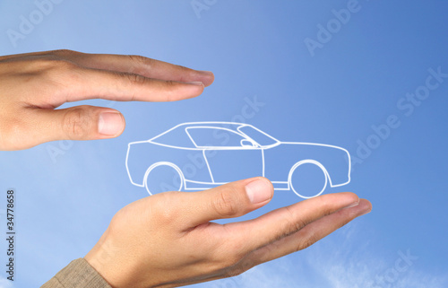 Photo: car in hands car in hands