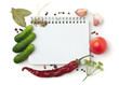 Notebook with recipes