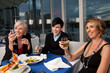 Laughing at Dinner