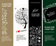 School banners design with place for your text School banners design with place for your text