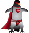 Vector: Penguin Super hero Character Penguin Super hero Character