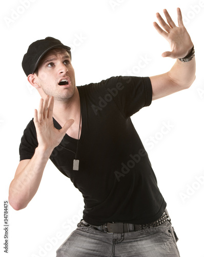 Photo: Scared Man Scared Man
