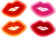 Abstract lips background, vector Abstract lips background, vector