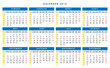 Taschenkalender 2012 mit Kalenderwochen