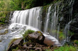 waterfall on Mellte river, Brecon Beacons national park, Wales