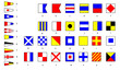 Ilustración: Flags of sailing Flags of sailing