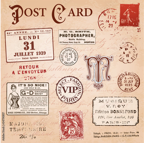 Vektor: PostCard PostCard