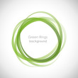 Green Rings Background # Vector