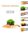 Sushi menu