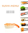 Sushi menu