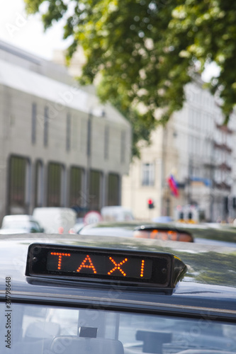 Photo: Taxi cab sign Taxi cab sign