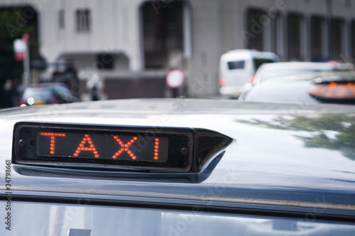 Photo: Taxi cab signs Taxi cab signs